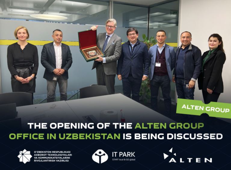 Обсуждается открытие офиса ALTEN Group в Узбекистане