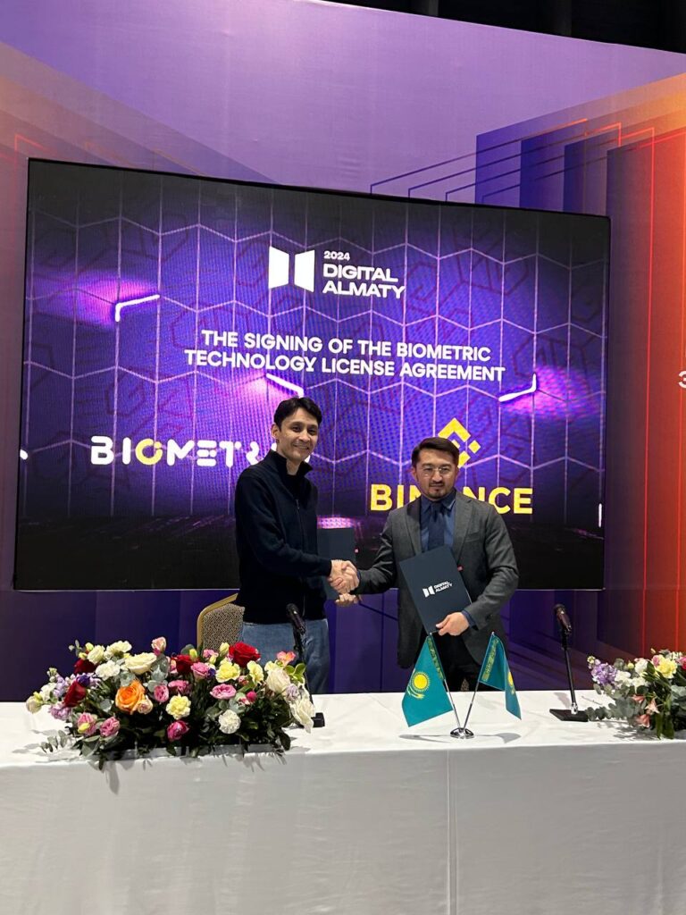 Казахстанский стартап Biometric.vision и Binance Казахстан заключили партнерство