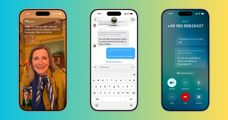 Apple представила функцию Live Translation для Messages, FaceTime и звонков