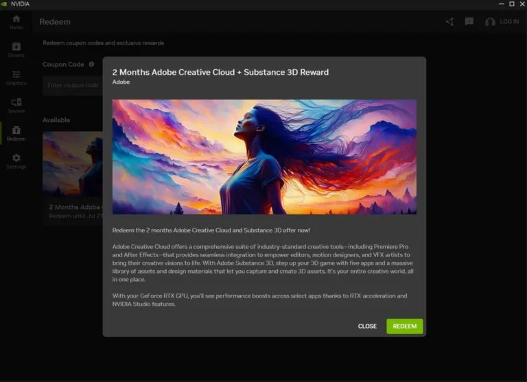 Adobe и Nvidia запускают акцию с бесплатной подпиской на Creative Cloud