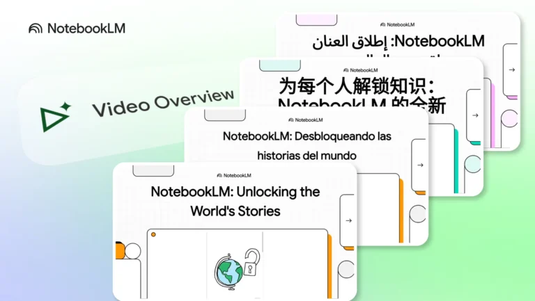 Функция Video Overviews в NotebookLM теперь доступна на 80 языках