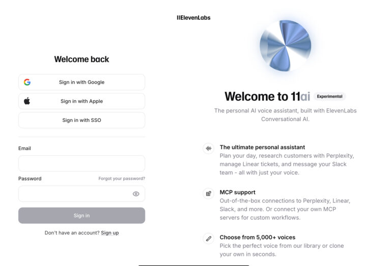 ElevenLabs запускает 11ai — голосового ИИ-помощника для цифрового документооборота