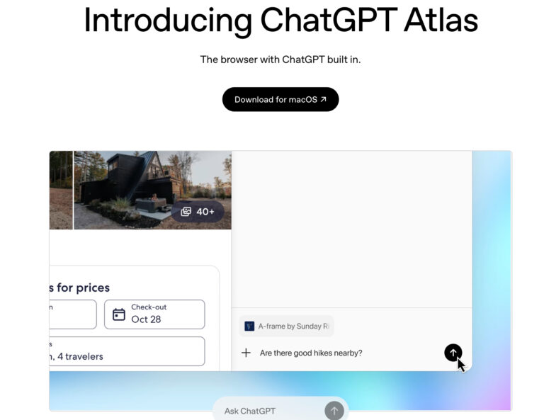 OpenAI запустила Atlas — собственный браузер с ИИ на базе ChatGPT