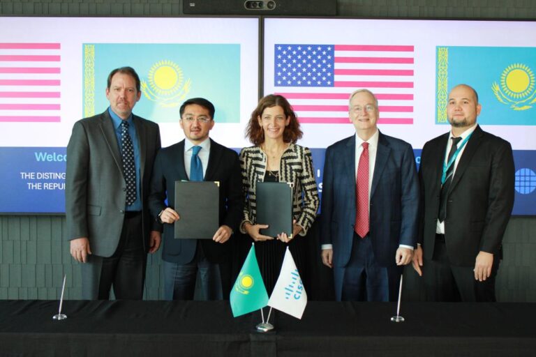 Казахстан и Cisco подписали меморандум о сотрудничестве в сфере искусственного интеллекта