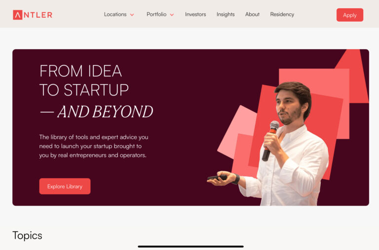 Как превратить идею в стартап: все курсы Antler Academy на одной странице
