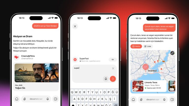 Yandex Türkiye представила суперприложение Yandex AI