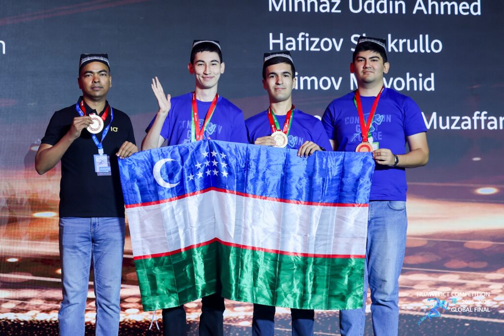 Центральная Азия на мировой IT-арене: как Huawei ICT Competition формирует новое поколение технологических лидеров 2 3 huawei ict competition 2025 2026 uzbekistan 3 prize