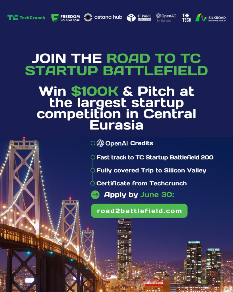 Загаловка Silkroad Innovation Hub Road to TechCrunch Startup Battlefield 2026 dasturiga arizalar qabuli ochildi 1 img 5462