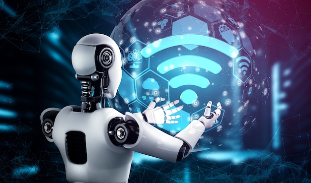 Что такое AI slop и почему все больше людей ему не доверяют 3 internet connection controlled by ai robot machine learning process 31965 8054