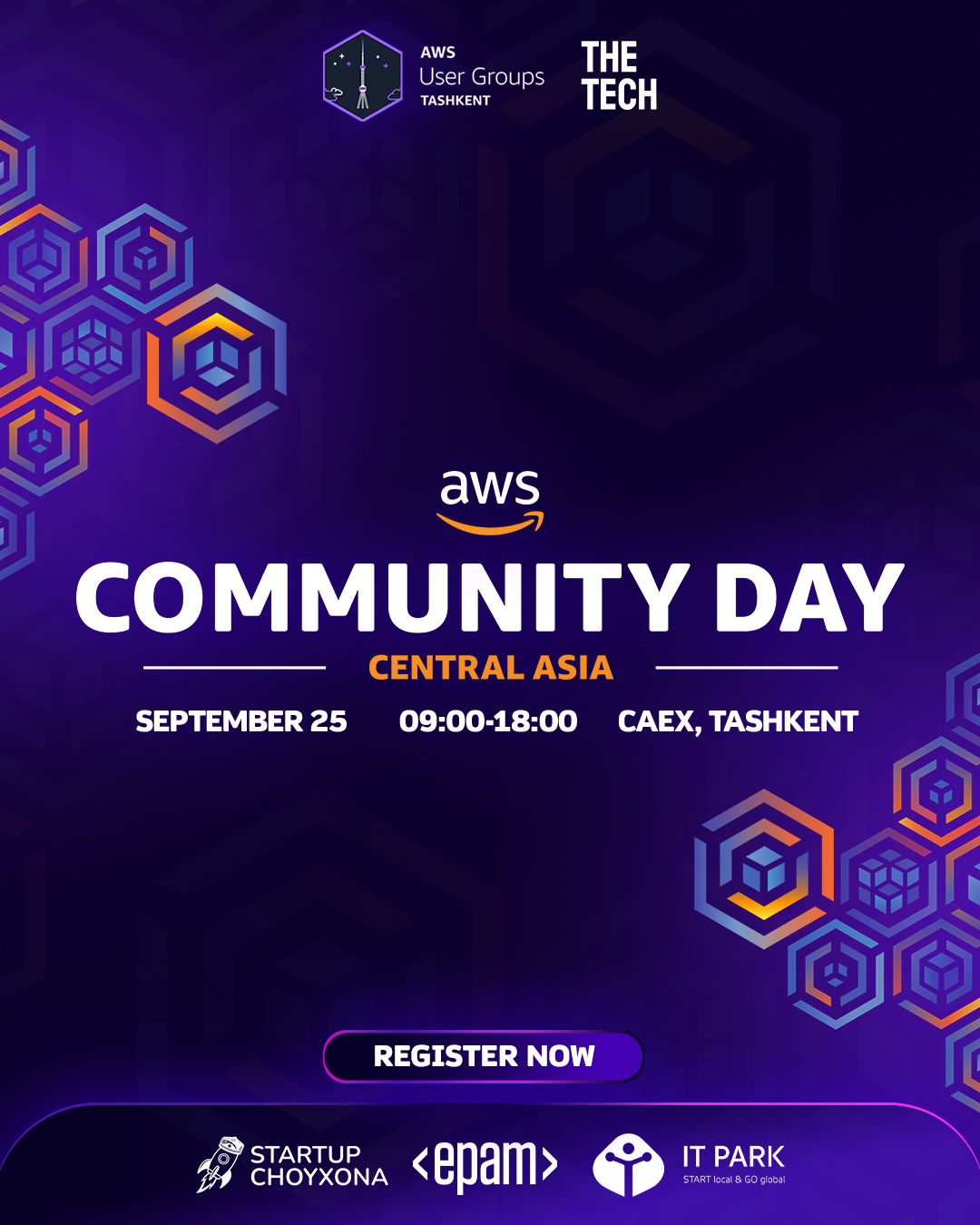 В Ташкенте пройдет AWS Community Day Central Asia 2026 3 community day the tech