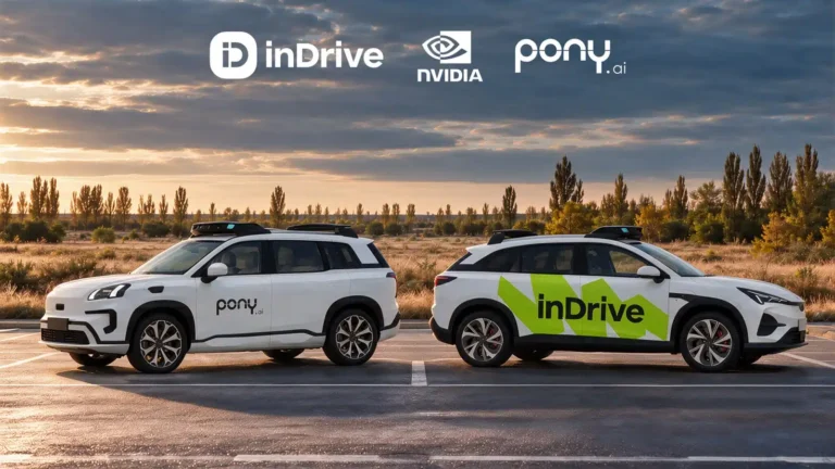 В Астане появятся беспилотные такси от inDrive, Pony.ai и NVIDIA