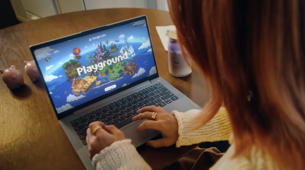 Google запустила Playground для создания игр с помощью текстовых запросов 7 snimok ekrana — 2026 10 08 v 10.14.44